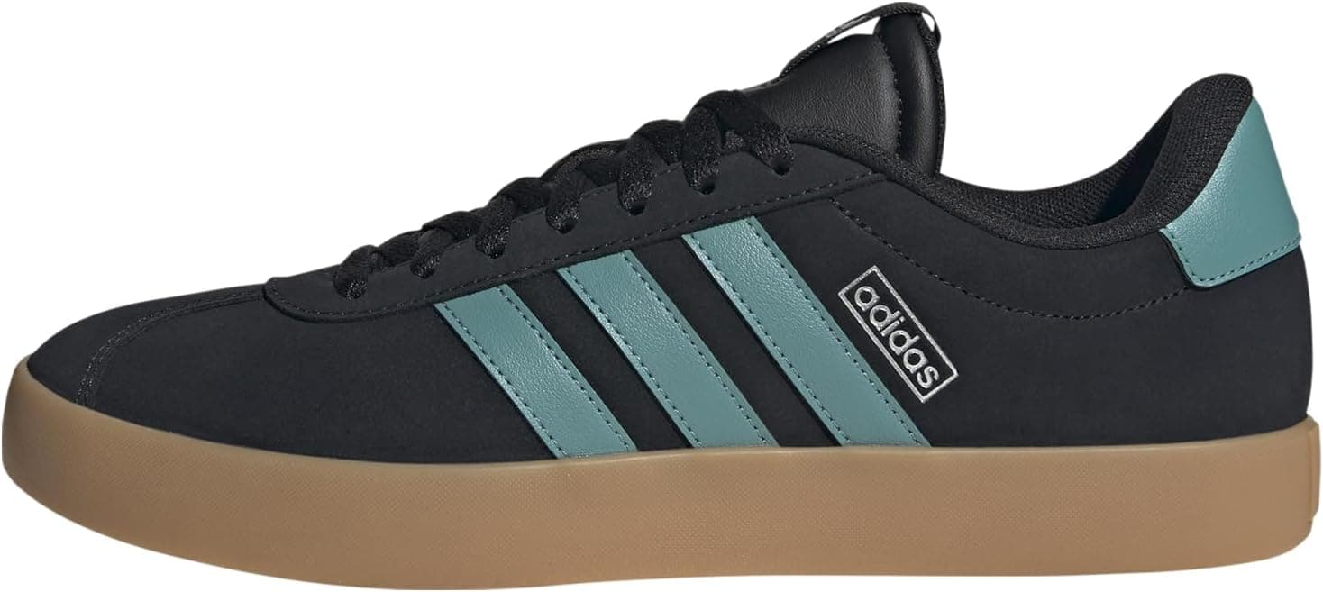 Adidas VL Court 3.0 Sneakers - Black/Teal/Silver