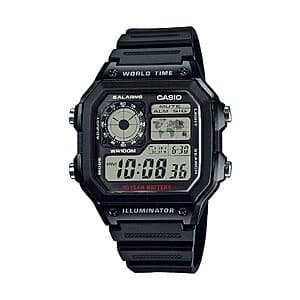 Casio Digital Analog Multi-Function Watch - Classic Style