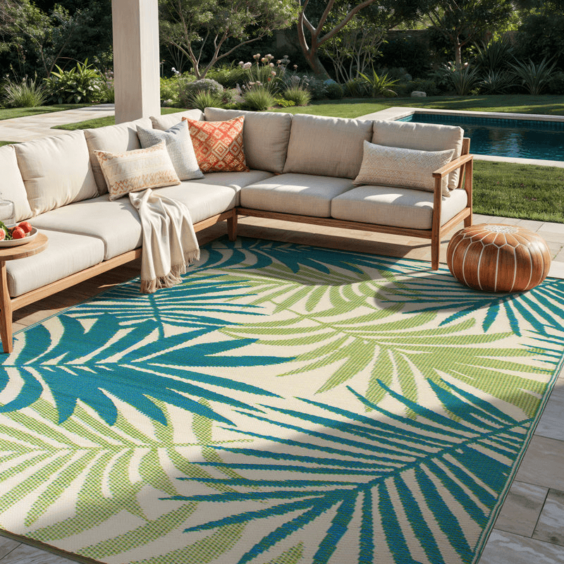 Outdoor Rugs Under $100 at Wayfair