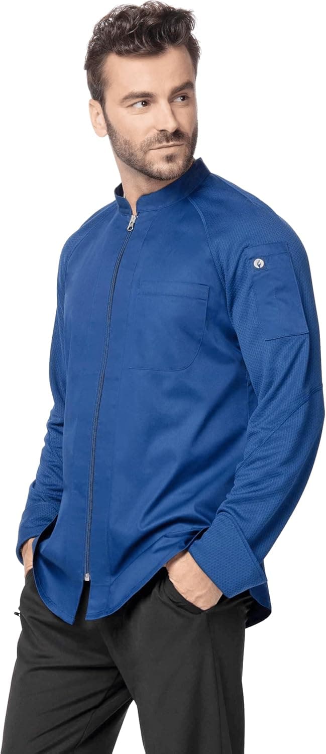 Save Over 50% on Chef Works Ocean Blue Coat