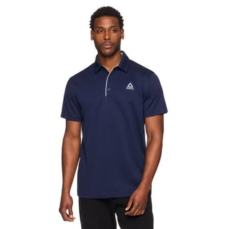 Reebok Men's and Big Men's Performance Polo Shirt, Sizes XS-5XL