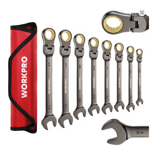 Save on WORKPRO Flex-Head Ratcheting Wrench Set (SAE)