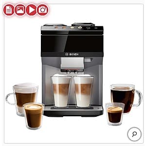 Brew Cafe-Quality Espresso at Home with Bosch 500 Series Automatic Espresso Machine