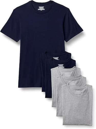 Amazon Essentials Men's Slim Fit Undershirt 6-Pack - 40% Off