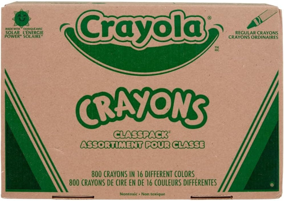 800-Count Crayola Crayon Classpack - Perfect for School & Art