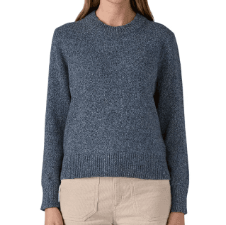 Cozy Patagonia Wool-Blend Crewneck Sweater for Women