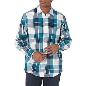 Amazon Essentials Men's Cotton Poplin Casual Shirt from $7.10