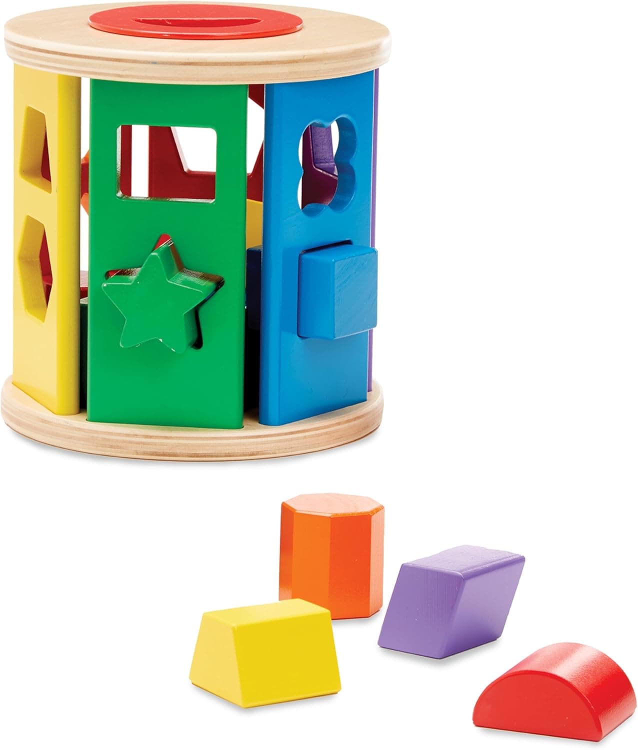 Classic Wooden Toy: Melissa & Doug Shape Sorter
