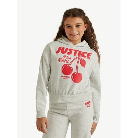 Justice Girl's Fleece Hoodie, Sizes XS - XLP