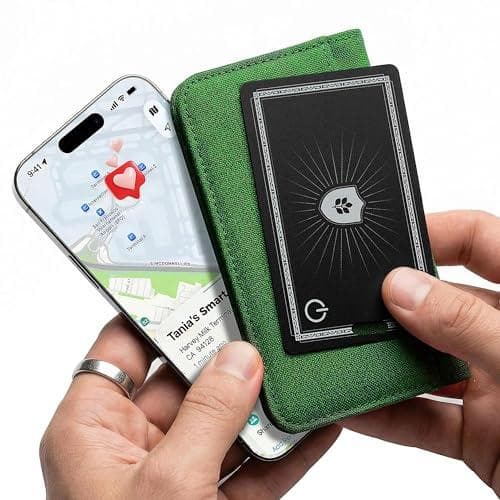 Oylik Apple MFi Certified Wallet Tracker Card with Wireless Charging