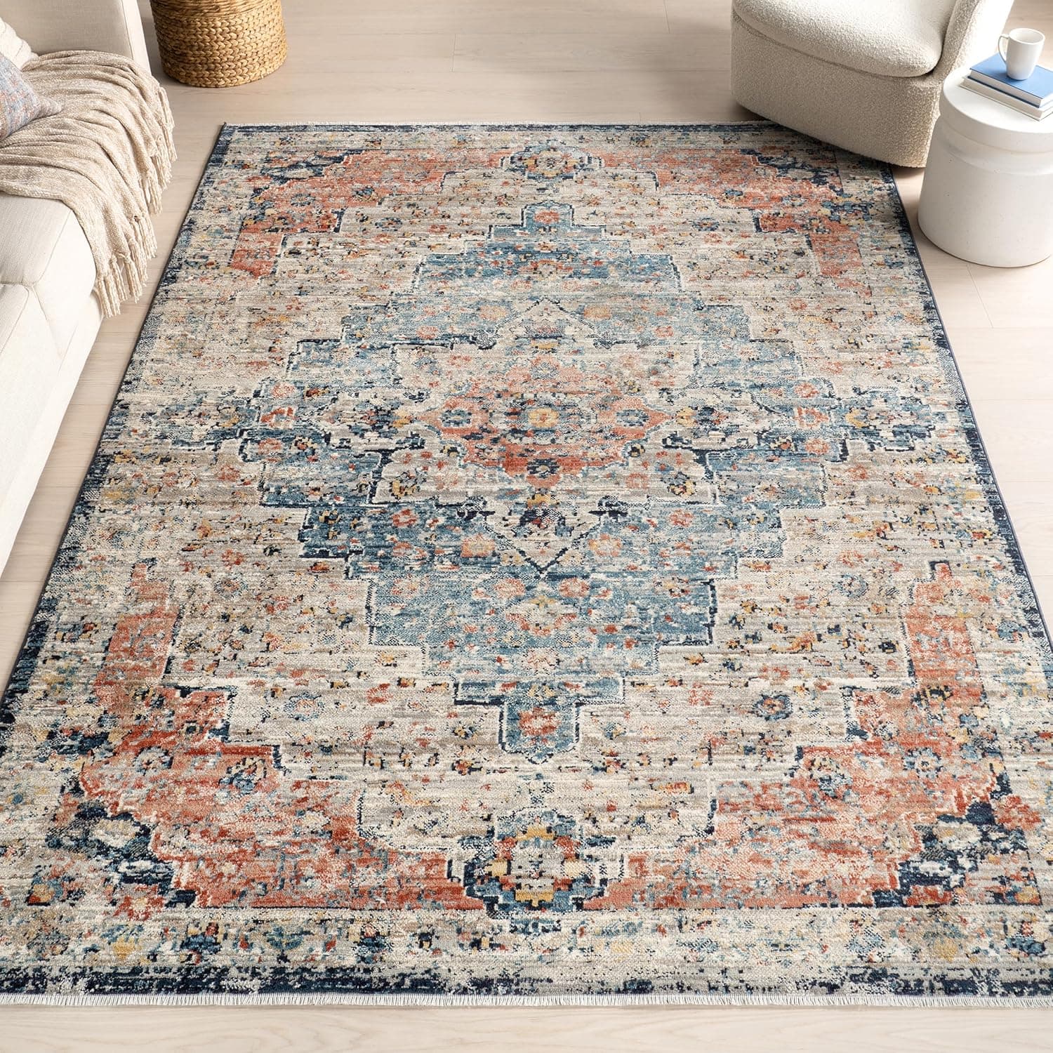 nuLOOM Sawyer Vintage Rug - 29% Off Transitional Ivory Rug