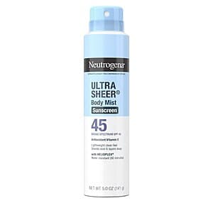 Save on Neutrogena Ultra Sheer Sunscreen Spray - $7 with Free Pickup