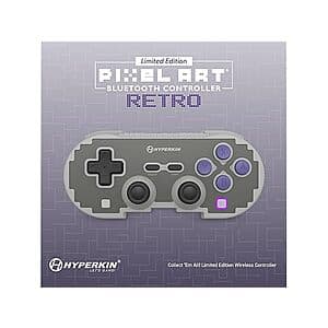 Retro Pixel Art Wireless Gaming Controller for $16 on Amazon