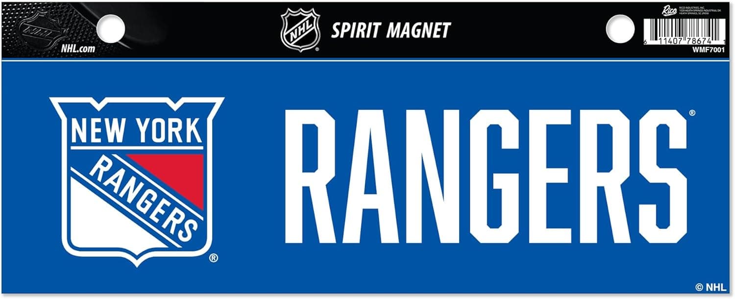 Bring the Rangers Spirit to Your Home with This NHL Magnet