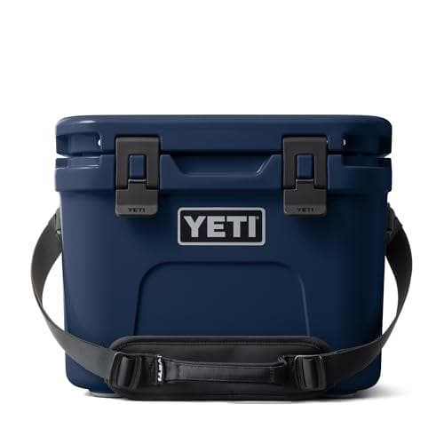 Rugged YETI Roadie 15 Hard Cooler with Shoulder Strap