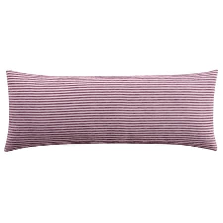 Mainstays 14" x 36" Violet Yarn Dyed Stripe Lumbar Decorative Pillow