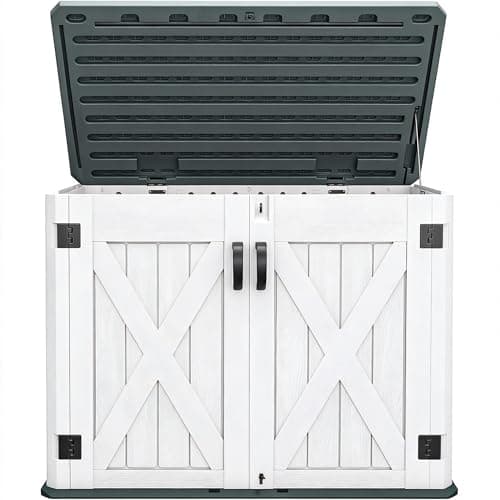 Spacious Farmhouse Deck Box on Sale for $180 on Amazon