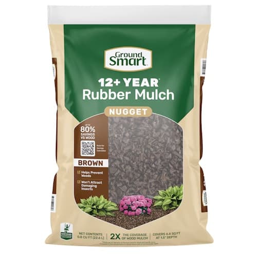 GroundSmart Rubber Mulch - Long-Lasting at 29% Off