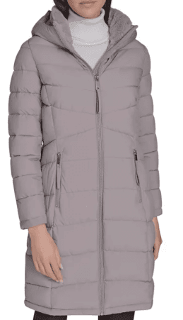 Calvin Klein Women's Hooded Puffer Coat Macys