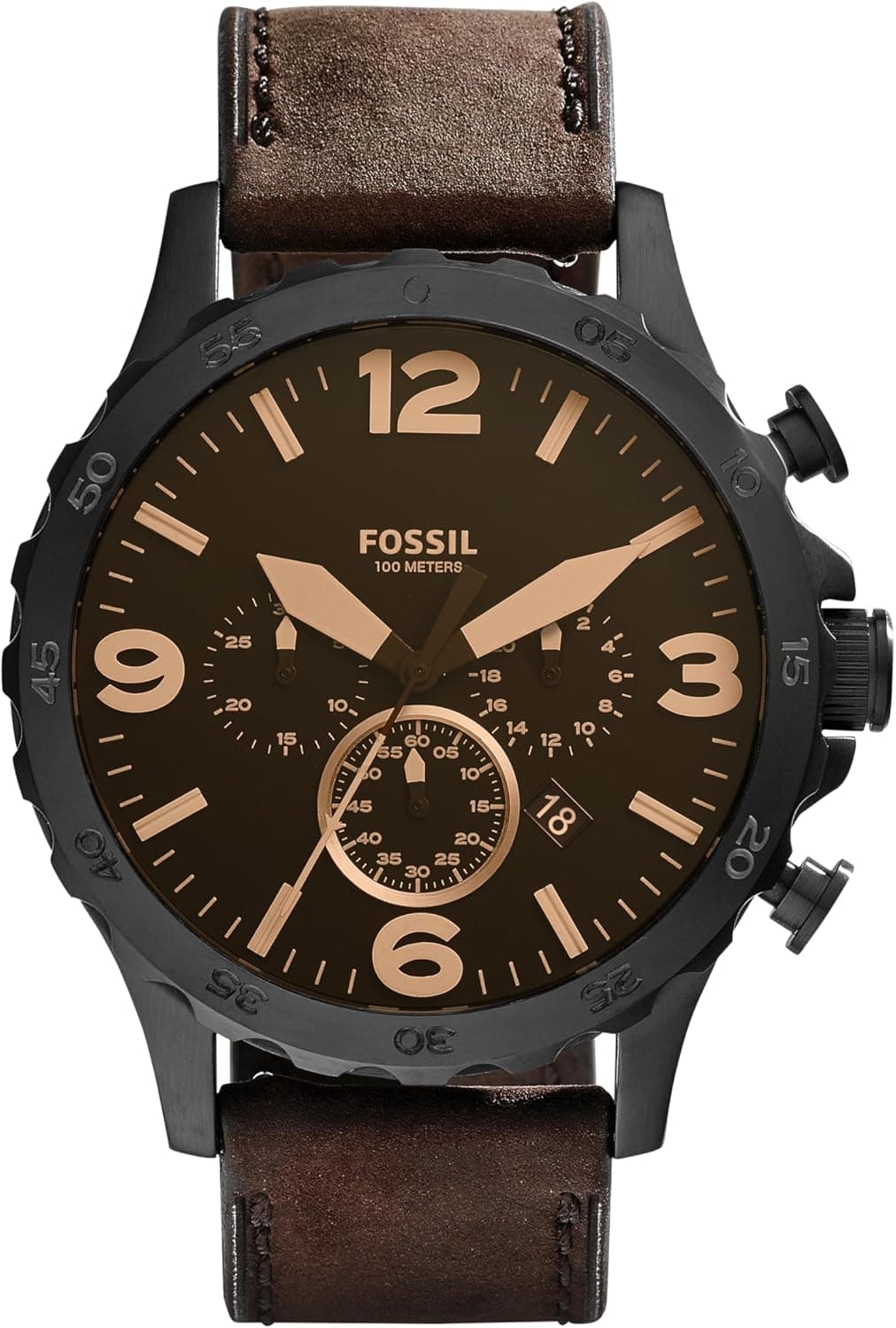 Fossil Men's Nate Chronograph Watch - 55% Off