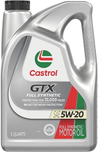 Castrol GTX Full Synthetic 5W-20 Motor Oil - 24% Off on Amazon