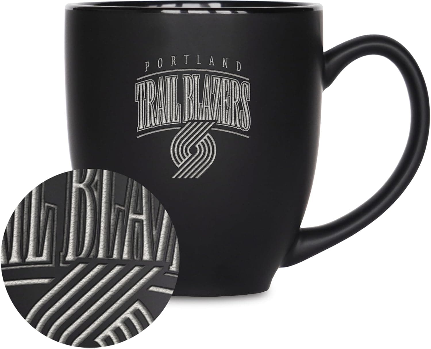 Rico Industries NBA Basketball Trail Blazers Bistro Mug