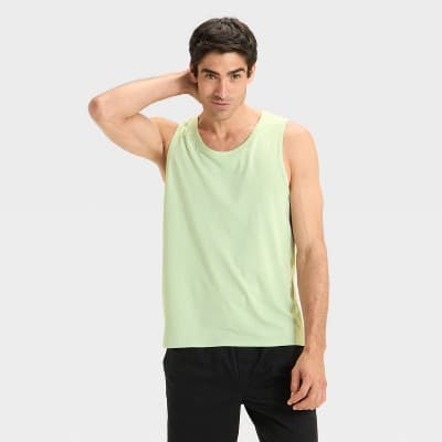 Men's Tank Top - Goodfellow & Co™ Light Green M