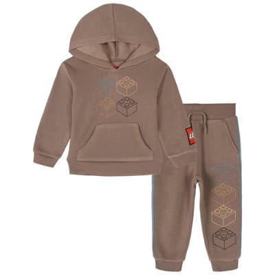 LEGO Baby Boys' Graphic Pullover Hooded Sweatshirt and Joggers Outfit Mountain Trail 12 Months