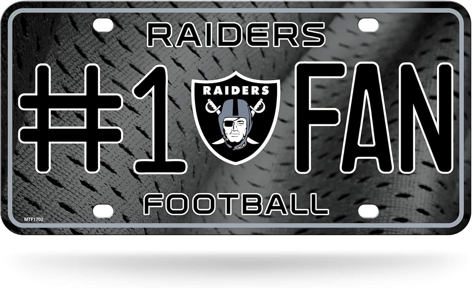 Show Your Raiders Pride with Official NFL License Plate