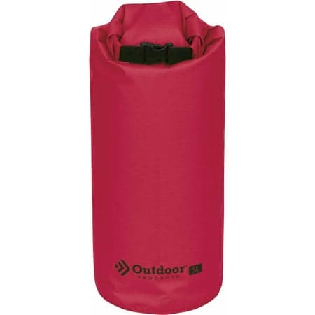 Outdoor Products 5 L Go Dry Camping Bag - Ultra Lightweight, Super Compact, Red, 0.09 lb