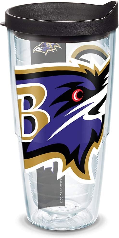 Tervis NFL Baltimore Ravens Tumbler - Insulated for Hot/Cold Drinks