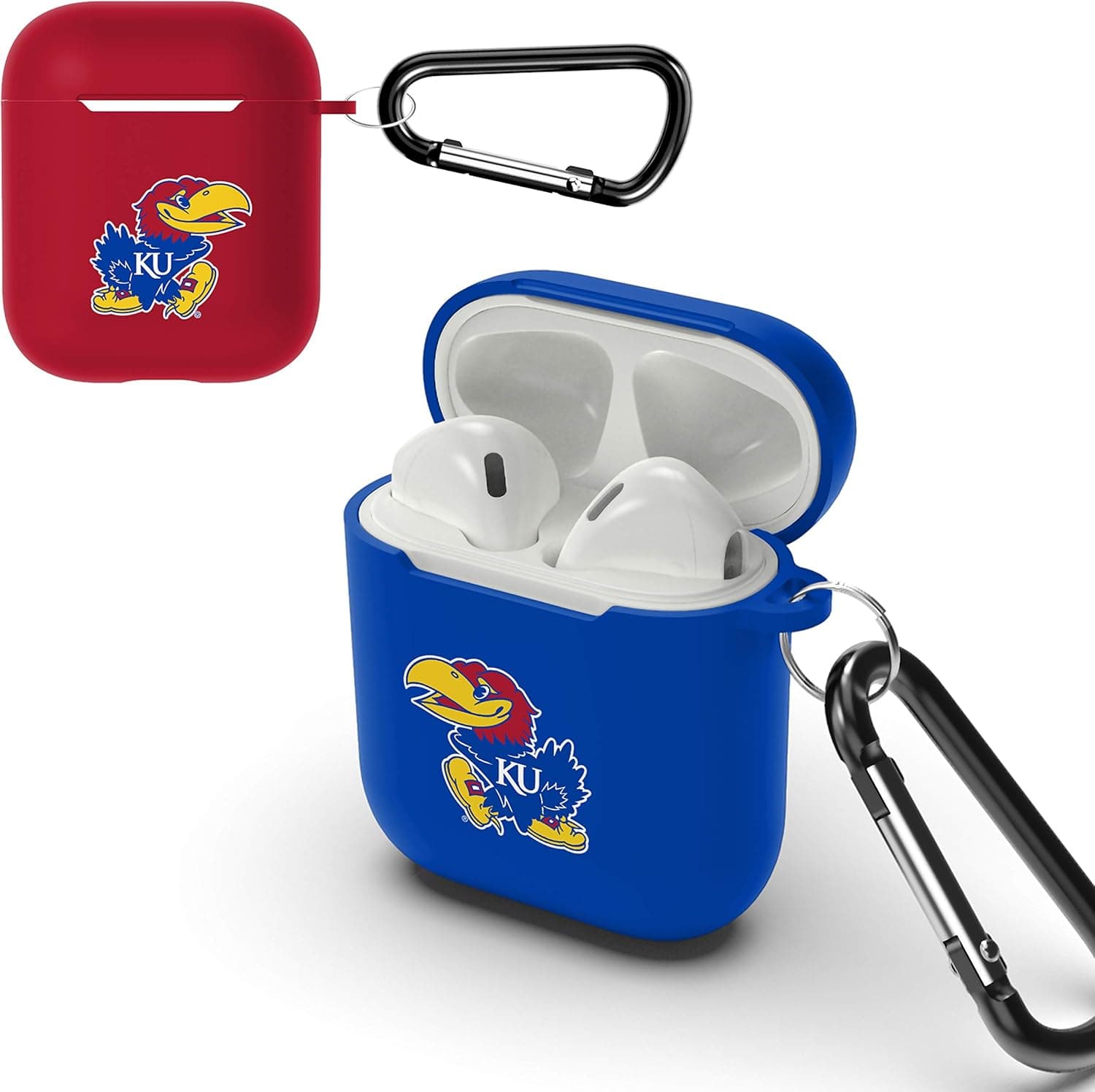 Protect Your AirPods in Style - SOAR NCAA Case, Kansas Jayhawks