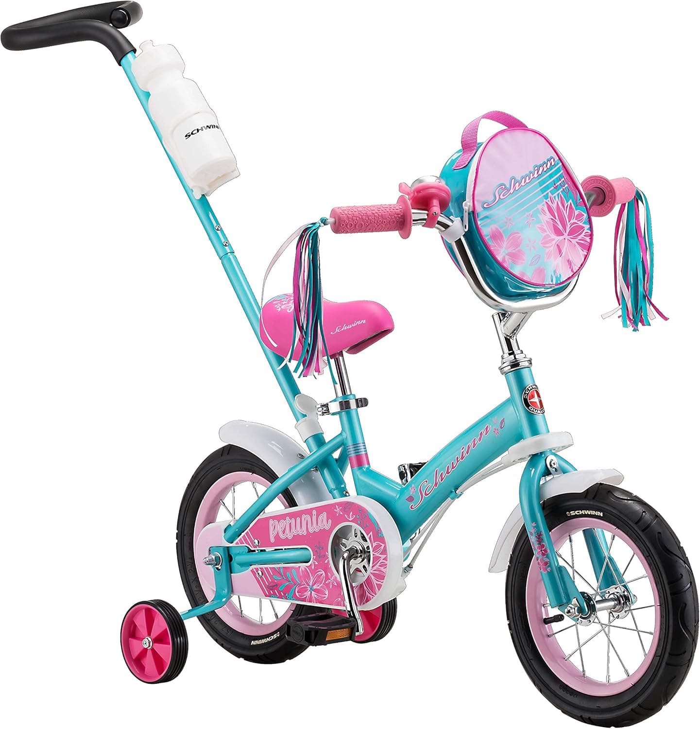 Schwinn Petunia Kids Bike: Beginner Bicycle with Accessories