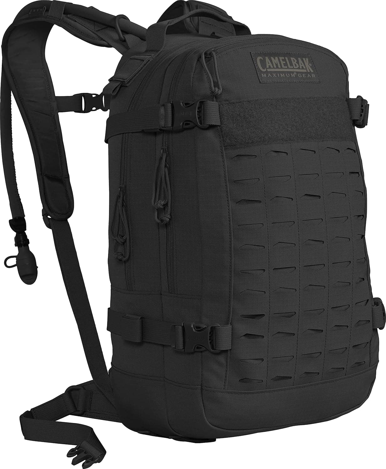 CamelBak H.A.W.G. Tactical Hydration Backpack with 100oz/3L Mil Spec Crux Reservoir Bladder - MOLLE, Black