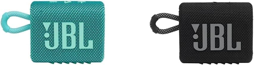 Powerful Portable Audio: JBL Go 3 Bluetooth Speakers (2-Pack)