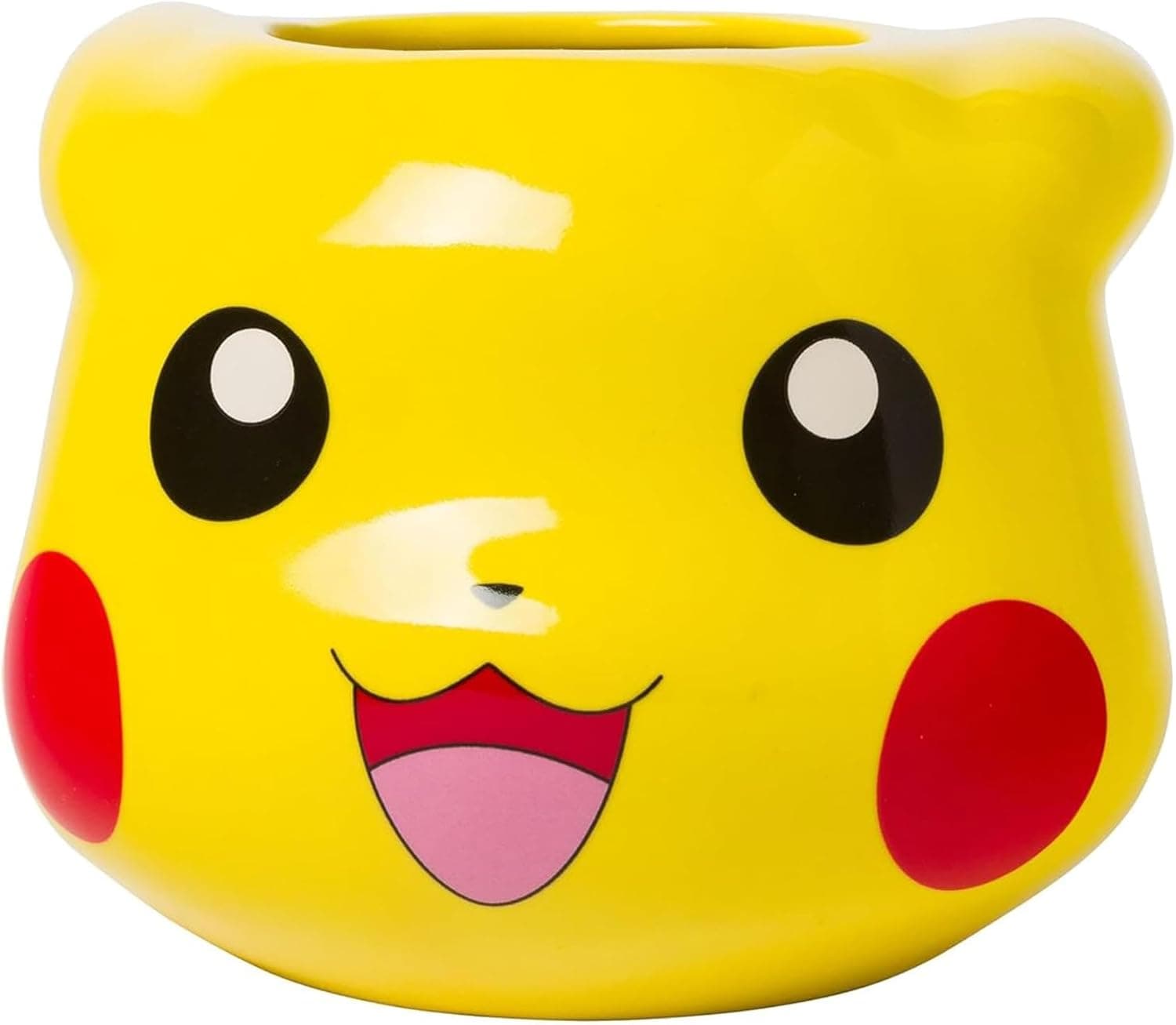 Silver Buffalo Pokemon Pikachu 3D Sculpted Ceramic Mug, 20 Ounces
