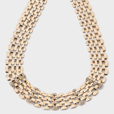 Watchband Chainlink Necklace - A New Day™ Gold