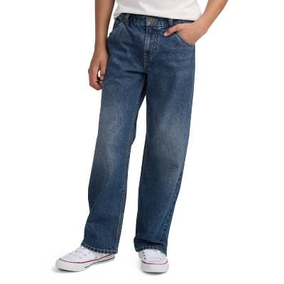 Levi's® Boys' Baggy Jeans - Medium Wash 7