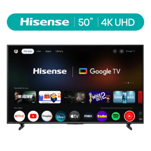 50" Hisense 4K Google Smart TV for $158 + Free Pickup
