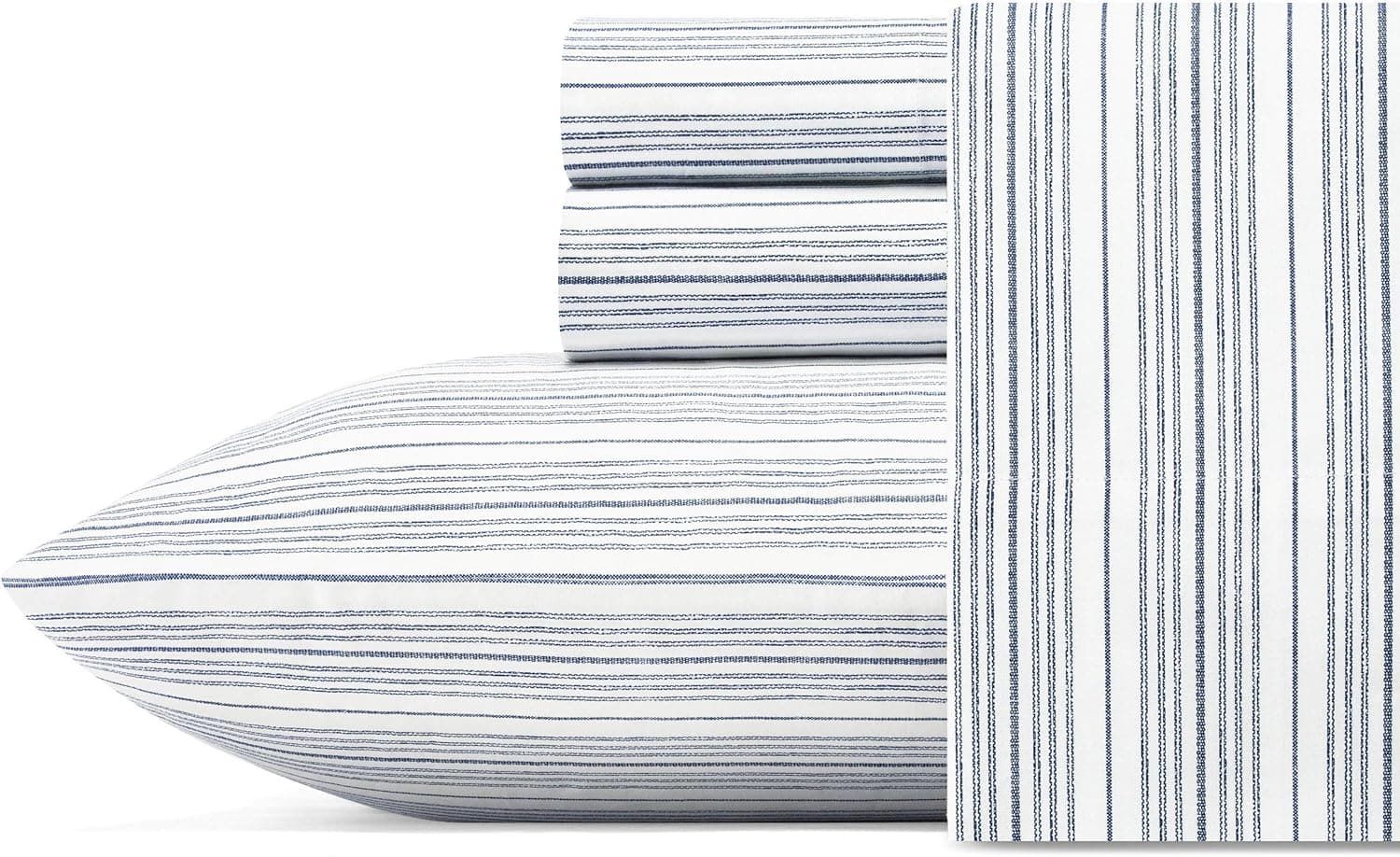 Nautica Crisp Cotton Percale Sheets - Cooling & Smooth