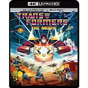 The Transformers: The Movie in 4K UHD Steelbook