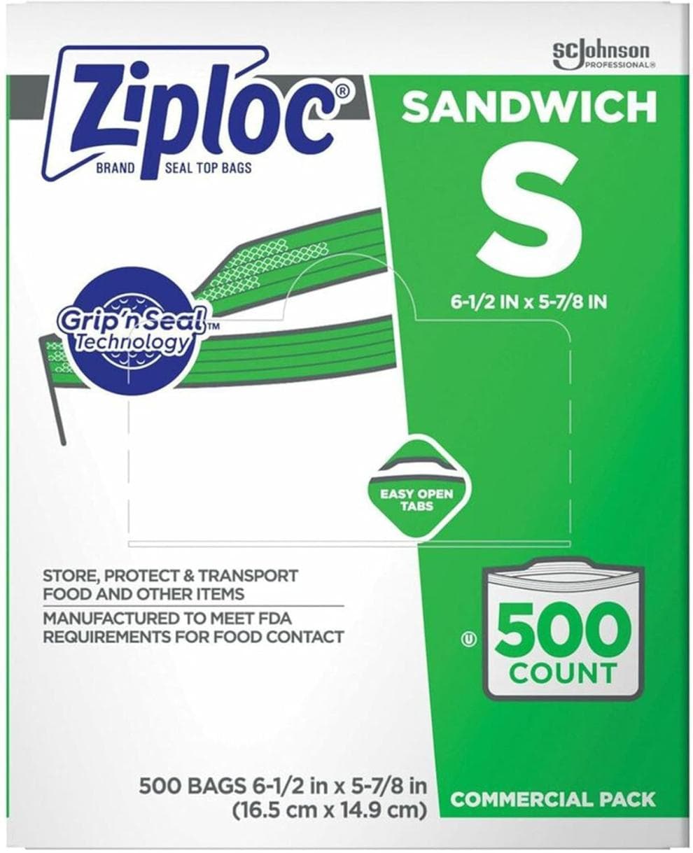 Bulk Up on Ziploc Sandwich Bags
