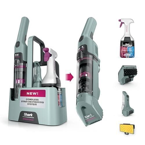 Shark StainForce Cordless Spot Cleaner - Powerful Portable Stain Removal
