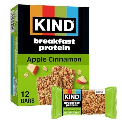 45% Off 12-Bars of KIND Breakfast Protein Bars on Amazon