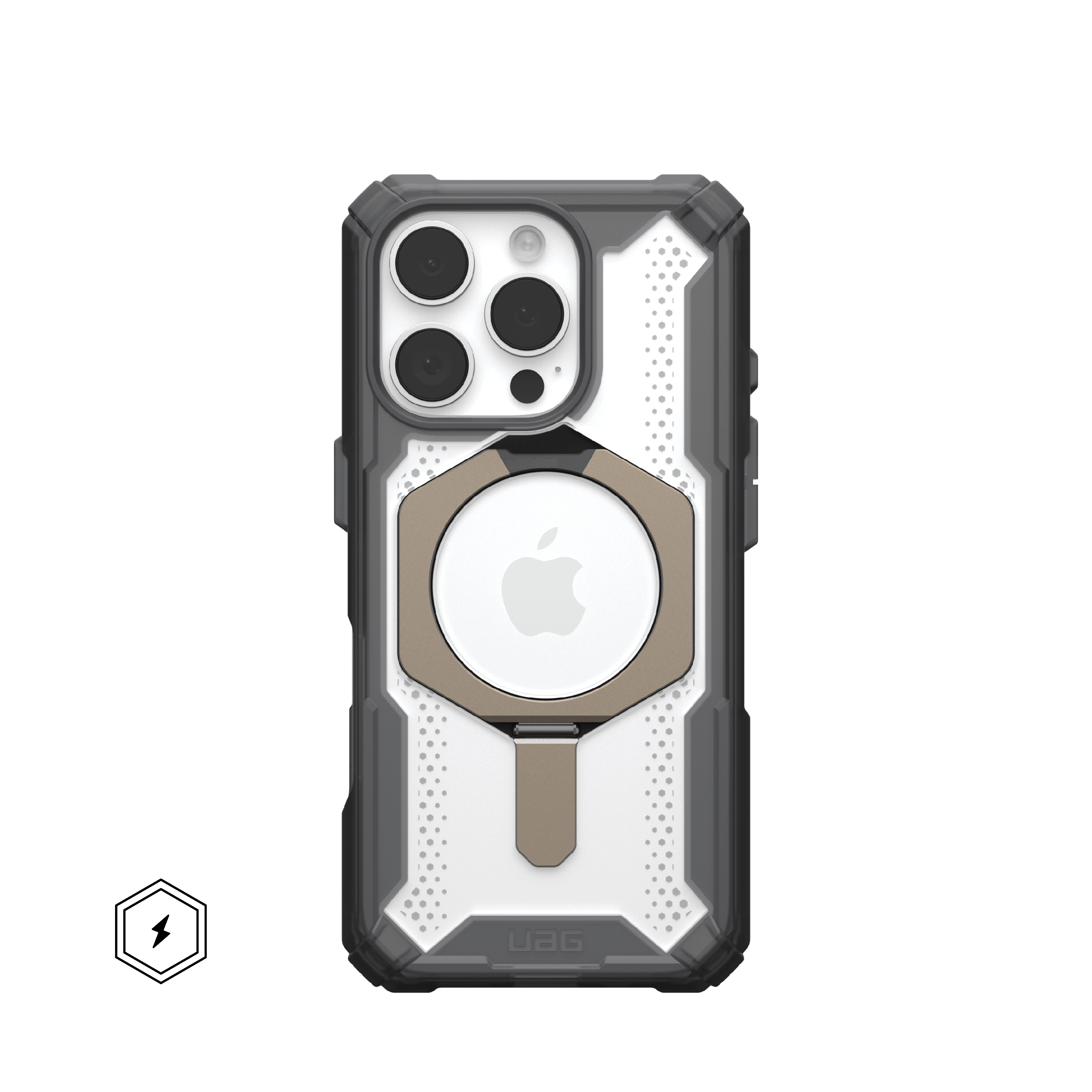 UAG - Plasma XTE Series Case with Magsafe for Apple iPhone 16 Pro - Ash/Titanium