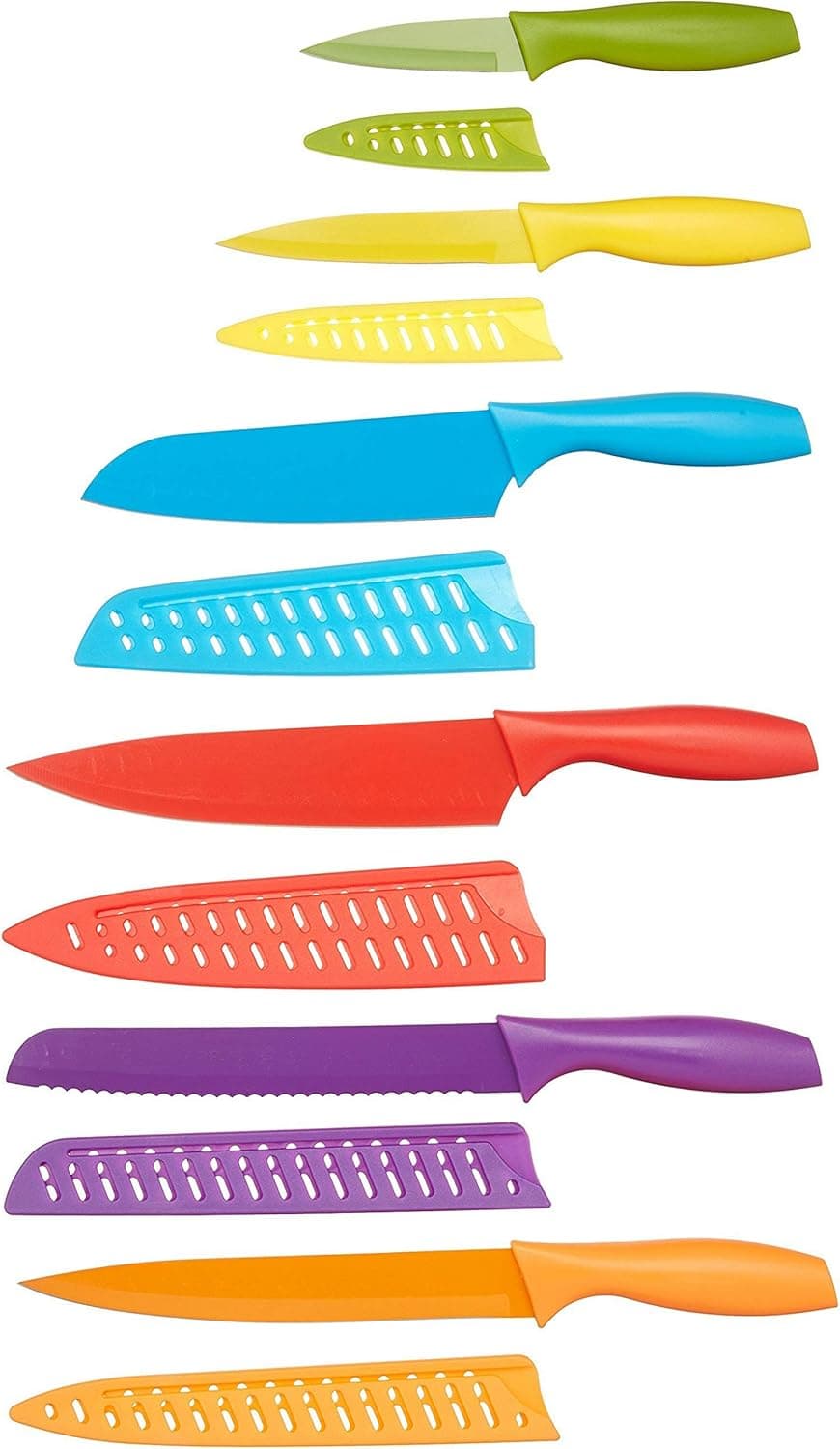 Sharp & Ergonomic 12-Piece Knife Set from Amazon Basics