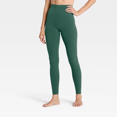Women's Everyday Soft Ultra High-Rise Leggings - All In Motion™ Dark Green M