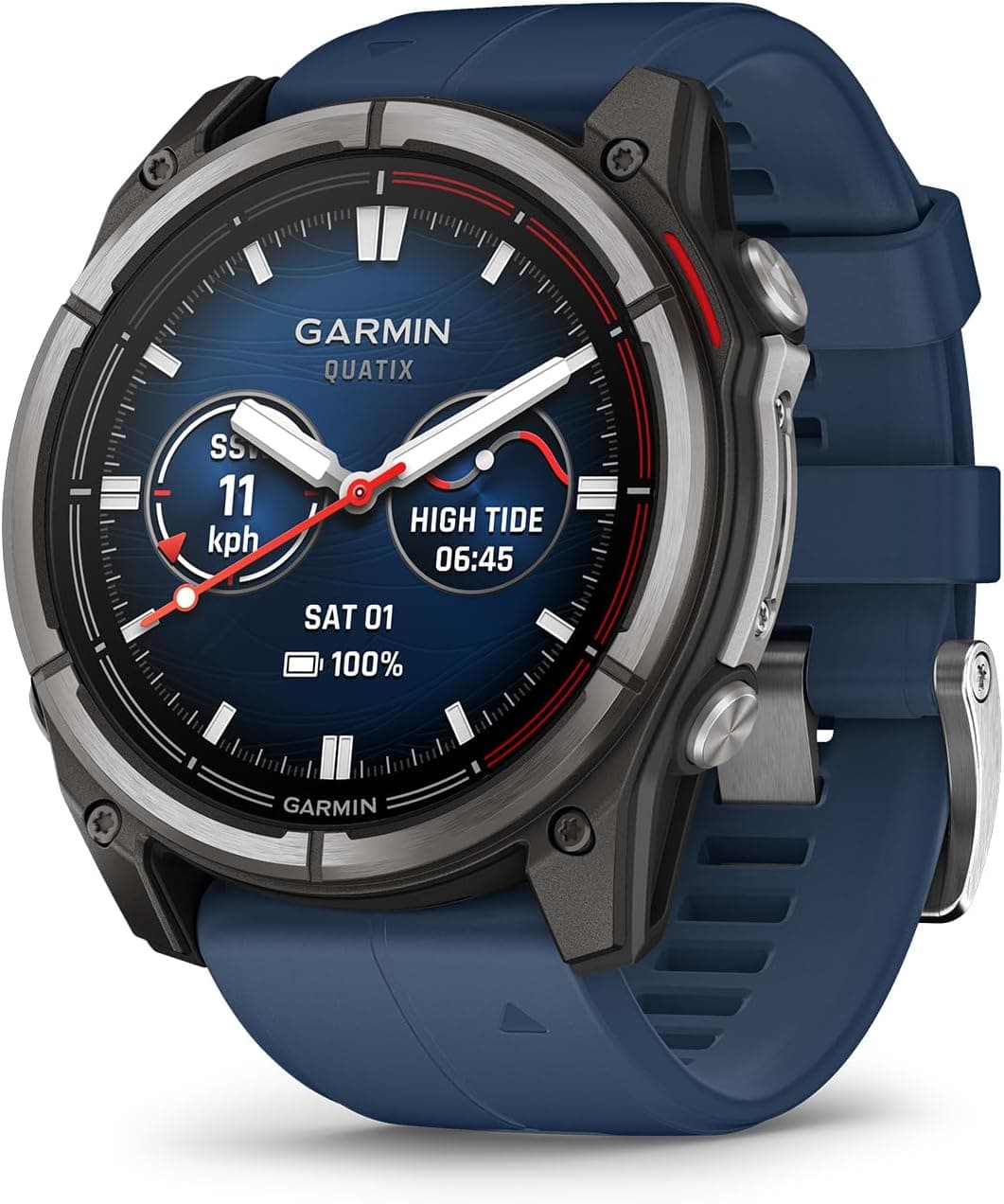 Garmin quatix 8 Marine GPS Smartwatch: Chartplotter, Wellness