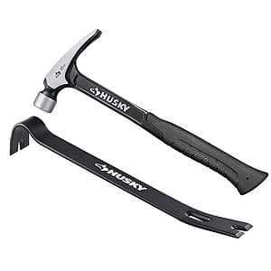Tackle DIY projects with Husky Steel Rip Hammer and Wrecking Bar