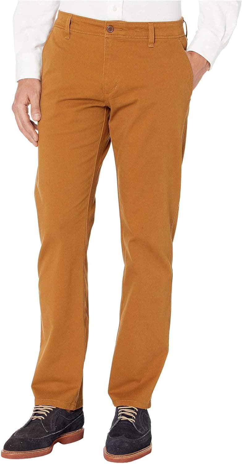 Dockers® Men's Straight Fit Ultimate Chino With Smart 360 Flex (Regular and Big & Tall), Dark Ginger, 34W x 34L